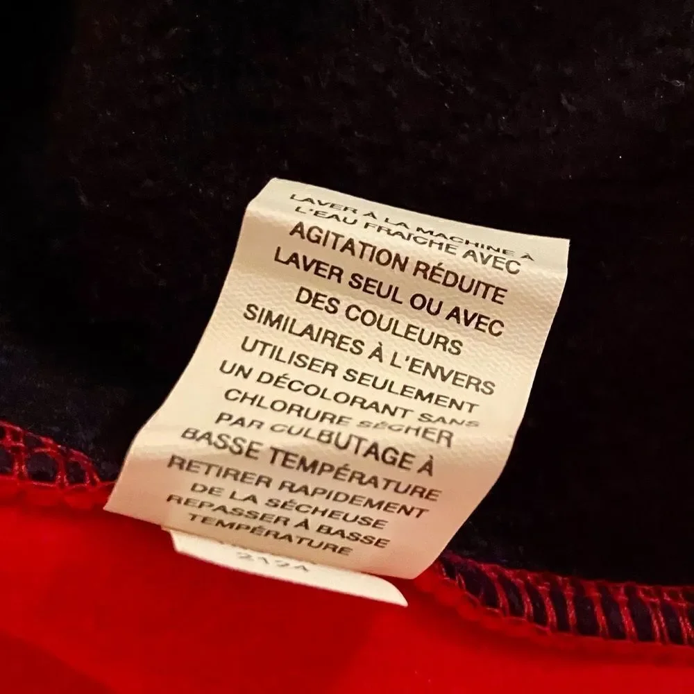 Place Est 1989 Boys Hooded Zip Jacket Red/Navy M
